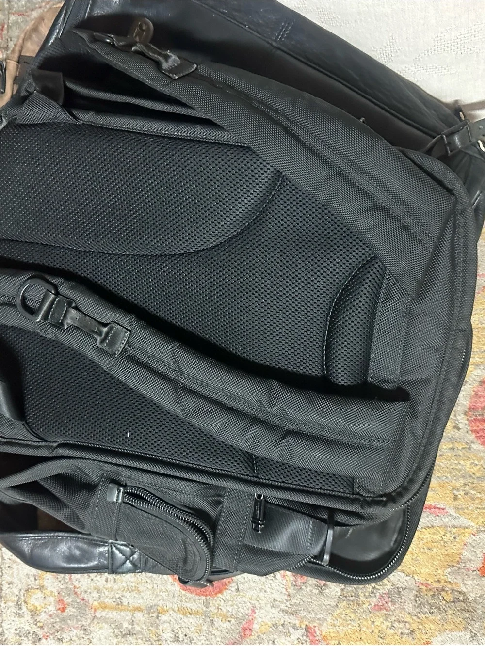 Tumi Black Multi-Compartment Travel Backpack